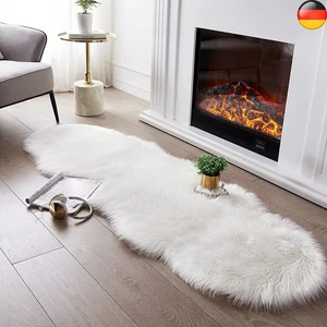 Kunstfell Lammfellimitat Schaffell Lammfell Faux Fur Fellimitat Fell Fellimitat - Bild 1 von 12