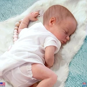 Muñeca bebé renacida realista de 18" con venas, cuerpo de tela con peso, regalo para niños - Imagen 1 de 6