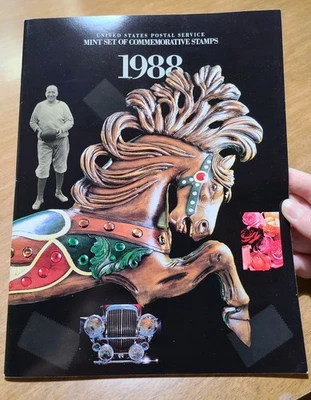 Vintage United States Postal Service 1988 Mint Set Of Commemorative Stamps Book - Image 1 of 4