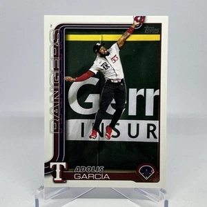 2025 Topps Series 1 Base - #247 Adolis Garcia - Texas Rangers - Picture 1 of 6