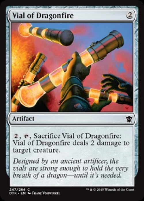Vial of Dragonfire -Foil Light Play MTG Dragons of Tarkir - Image 1 of 1