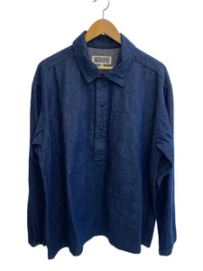 Engineered Garments WORKADAY Cotton Jacket Indigo Medium Plain #EK ZGA - Picture 1 of 6
