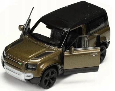 2020 Land Rover Defender British Car Model Brown Diecast 1:34-1:39 Scale Welly - Image 1 of 4