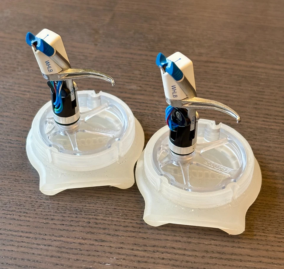 Cartucho y lápiz giratorio para DJ Shure WHLB etiqueta blanca (PAR) Foto 1 de 4