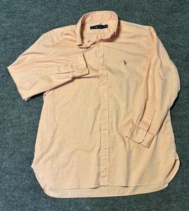 Polo Ralph Lauren Langarm Hemd mit Knopfleiste Herren 17 32-33 Lachs  - Bild 1 von 11