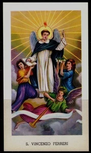 SANTINO (HOLY CARD) S. Vincenzo Ferreri ediz. EGIM n° 48 - Foto 1 di 1