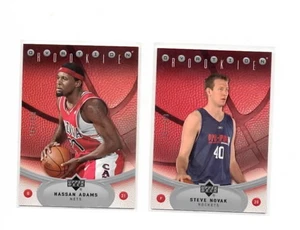 (LOT OF 2) 2006-07 UD OVATION RC STEVE NOVAK #117 /HASSAN ADAMS #119 #’d/999 - Bild 1 von 1