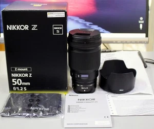 Nikon NIKKOR Z 50mm f/1.2 S Lens Mint Condition. - Picture 1 of 7