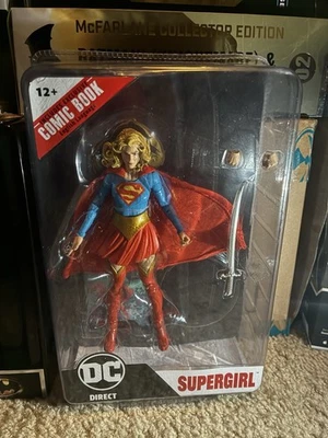 McFarlane Toys DC Multiverse Supergirl "Page Punchers" 7" Figure **FN  - Image 1 of 2