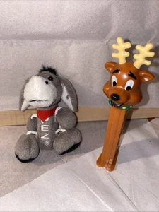 pez dispensers - Donkey Keychain & Reindeer - Picture 1 of 6