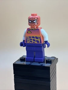 Lego Custom Coral Spider-Man Limited Official Uv/pad MiniFigure Spider-verse Cmf - Picture 1 of 7