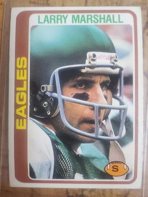1978 Topps Larry Marshall Philadelphia Eagles Football Card #358 - Image 1 of 2