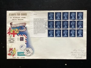 Estampillas GB 1969 para cocineros folleto 5d panel azul FDC, marca Wessex (PD 397) - Imagen 1 de 1