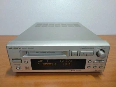 ONKYO MD-105X MD Mini Disc Recorder High Speed Audio System Silver USED Japan - image 1 of 4