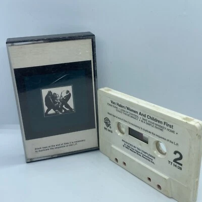 VAN HALEN WOMEN AND CHILDREN FIRST CASSETTE TAPE WARNER BROS USA Import - Image 1 of 4