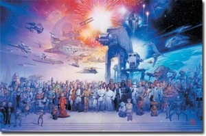 Star Wars - Galaxy Wall Poster - 22.375x34 - Trends International #6263 - Picture 1 of 1
