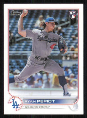 2022 Topps Update #US109 Ryan Pepiot RC - Image 1 of 2