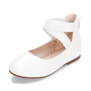 Girls Dress Shoes Toddler Little Kids Gracy Ballet Mary Jane Ballerina Flats ... - Picture 1 of 7