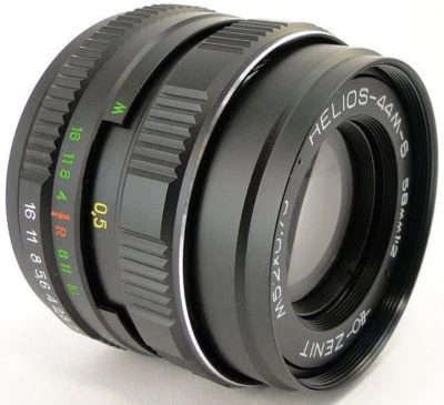 ⭐SERVICED⭐ HELIOS 44m-6 58mm f/2 USSR Lens + Adapt. Fuji Fujifilm X Mount FX Pro - Image 1 of 4