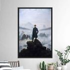 Caspar David Friedrich Canvas, Wanderer above the sea of fog Print, Wall Art