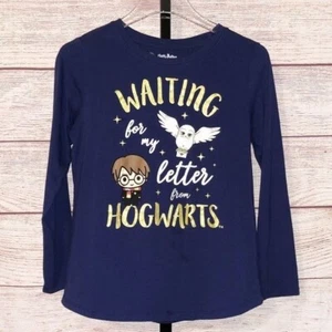 Wizarding World of Harry Potter Blue Long Sleeve Shirt Size XXL ( 18 Kids) - Picture 1 of 4