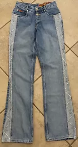 Vintage Lawman Bareback Western Jeans Slim Fit Boot Cut Mid Rise Women’s 26x33 - Picture 1 of 14