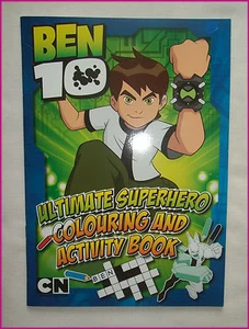 BEN 10 ULTIMATE SUPERHERO Kids COLOURING & ACTIVIVITY Book - Ben10 NEW - 5yrs+ - Picture 1 of 4