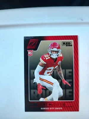 2022 Panini Zenith - Rookies Red Zone #144 Trent McDuffie (RC)(JGA) - Image 1 of 2