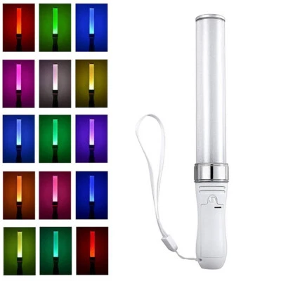 LED Light Sticks LED Glow Sticks 15 Colors Switchable Poi Glow Sticks N6M4 - Bild 1 von 4