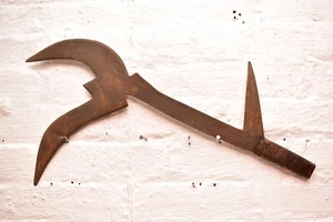 ATQ CONGO old STEEL African knife Prestige Sword Throwing Weapon Ngulu Ngombe - Picture 1 of 10