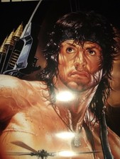 RAMBO III Manifesto ITA 100X70cm STALLONE soggettone poster