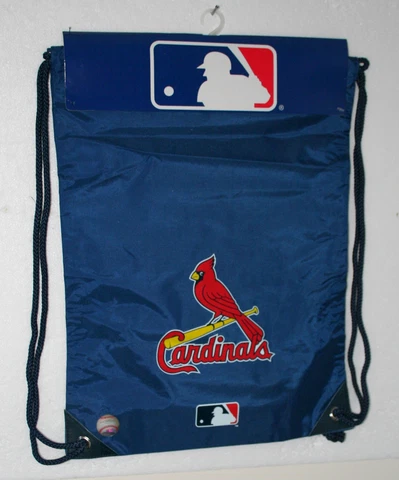 St Louis Cardinals MLB Baseball Team Logo Backsack String Backpack New Tags Cover