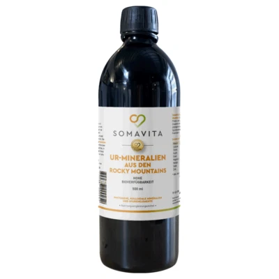 SomaVita Rocky Mountain Mikromineralien in Miron® Glass 500 ml – hochkonzentrier