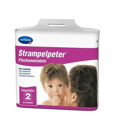 Strampelpeter Flockenwindeln Gr. 2 4x56 Stück - Bild 1 von 2