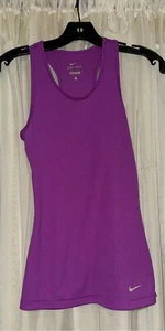 Nike Training Tank Top Girls Youth L Purple Dri-FIT Loose Fit Workout - Picture 1 of 5