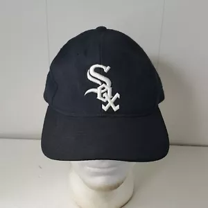 VTG Chicago White Sox MLB Logo Starter the Natural Snapback Hat Baseball Cap 90s - Picture 1 of 12