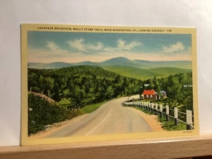 Molly Stark Trail at Haystack Mountain Near Bennington, VT - Vintage Postcard - Picture 1 of 3