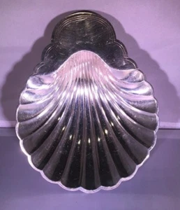 Vintage International Silver Co. Candy Bowl Shell Dish Tray Silverplate Plate - Picture 1 of 12