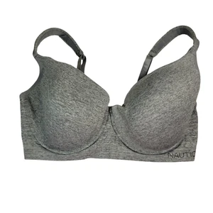 Nautica Womens Underwire Full Coverage Bra Size 42DD Gray - Picture 1 of 5