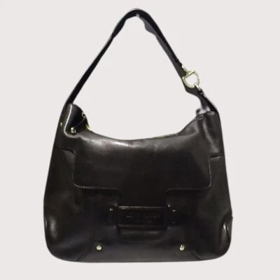 Kate Spade 女式皮革流浪汉单肩包 Savona Paige 绿色花卉衬里 — 第 1/4 张图片