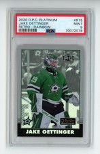 2020-21 O-Pee-Chee Platinum JAKE OETTINGER #R-75 Rookie RC RETRO RAINBOW - PSA 9
