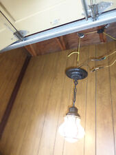 Vintage Antique Lightolier Brand Hanging Pendant Porch Light Fixture 120523 I
