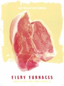 Fiery Furnaces  SXSW  2006  62cm X 46cm    Screen Printed poster ltd numbered - Bild 1 von 2