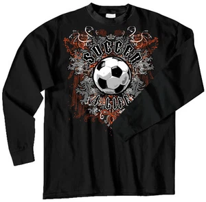 Soccer 4 Life T-Shirt Jersey Long Sleeve or Short Sleeve New Youth and Adult - Picture 1 of 2