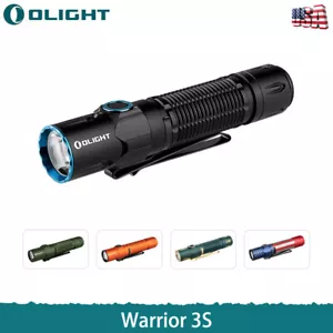 Olight Warrior 3S taktische Taschenlampe, kompakte Doppelschalter LED helles Licht - Bild 1 von 56