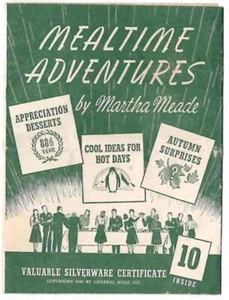 MEALTIME ADVENTURES by Martha Meade ~1941 Recipe Booklet by Sperry Foods - Picture 1 of 1