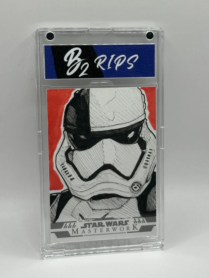Topps Star Wars Masterwork Trooper Sketch by James O'Riley - Image 1 of 2