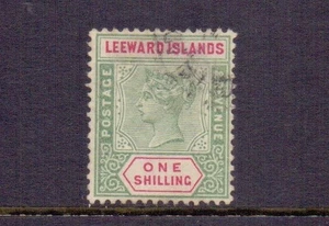 LEEWARD IS. 1890 1/- FINE USED CAT £60 - Picture 1 of 2