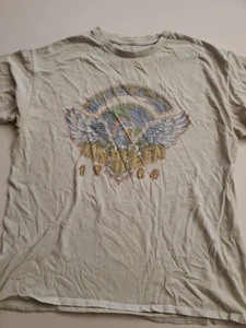 Van Halen Distressed T Shirt Tour 1984 Reproduction Size Large  - Picture 1 of 3