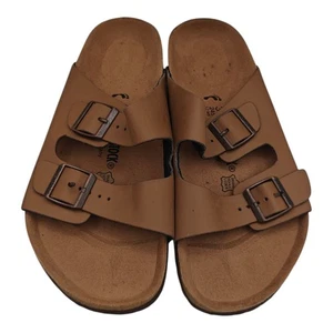Birkenstock Women Sandals Brown Sz 38 Eur 7.5 US - Picture 1 of 9